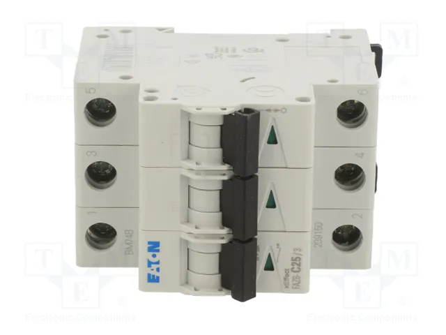 EATON ELECTRIC FAZ6-C25/3 Interruptor magnetotérmico 25A 3 polos 6kA