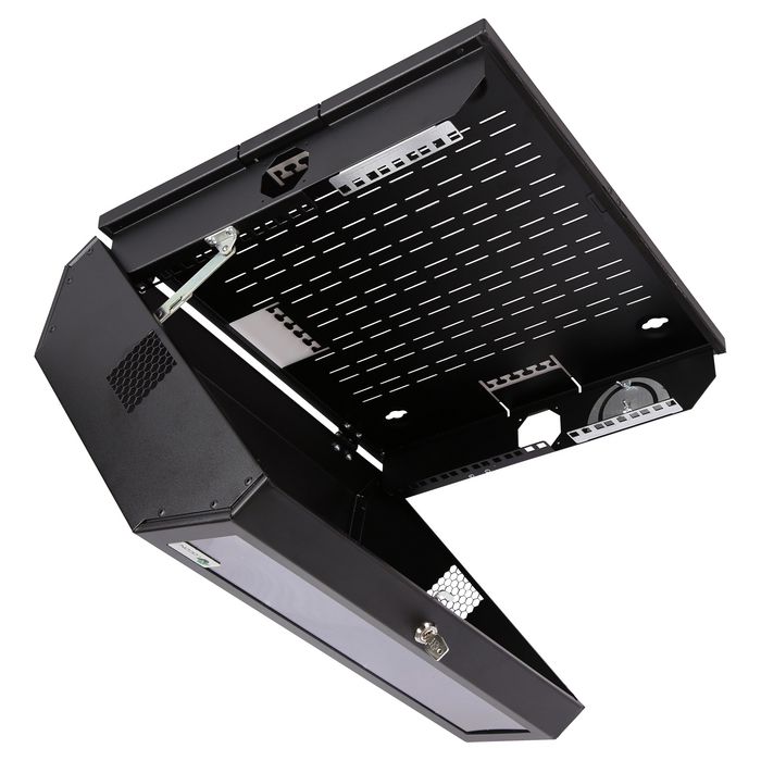 Lanview Armario Rack de 19 de 8U (3U Giratorio + 5U Horizontal) Pro Slim