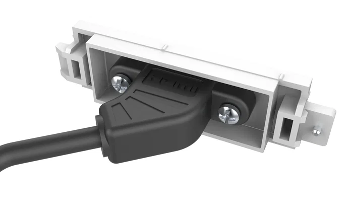 Vision TC3 Adaptador HDMI para Enchufe de Pared, Conector Macho HDMI