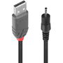 Lindy Cable de Alimentación USB a DC 1.5m con Conector 0.7mm Interior / 2.5mm Exterior para Dispositivos de 5V