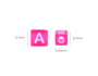 Innspiro Cuentas de Cubo con Letras Colores Pastel 6x6mm 300u.