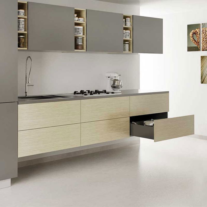 ITALIANA FERRAMENTA H7 Colgador Oculto Regulable para Muebles Pesados Suspendidos Mano Derecha