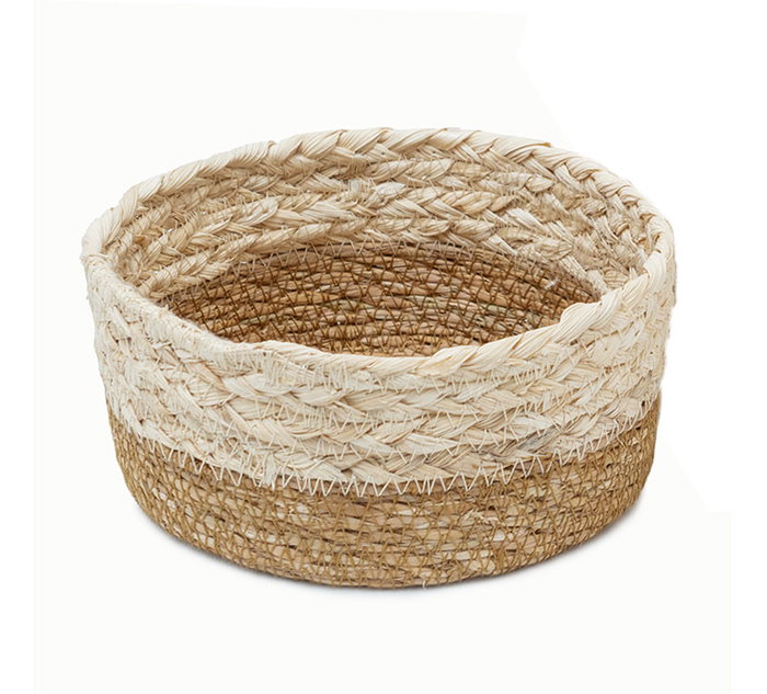 Inde Cesta Seagrass Redonda Bicolor 15x7 cm (24 Unidades) Inde Cesta Seagrass Redonda Bicolor 15x7 cm (24 Unidades)