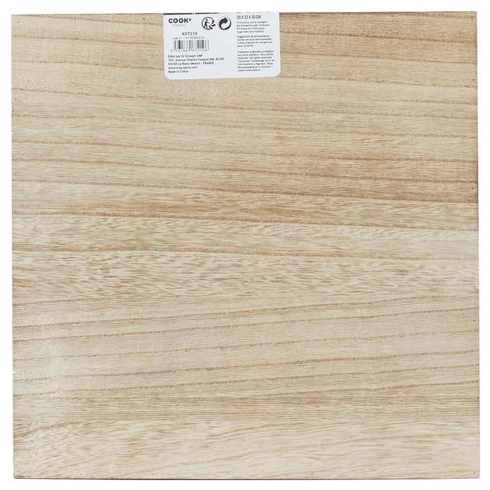 Cook Concept Botellero de Madera 6 Botellas INDUSTRIEL