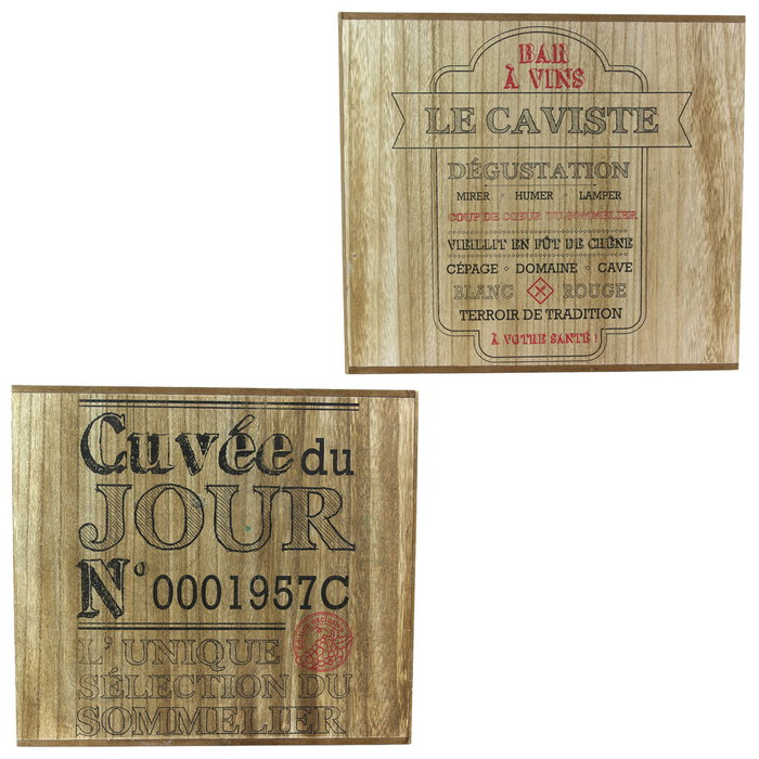 Cook Concept Botellero de Madera 6 Botellas INDUSTRIEL