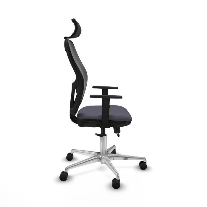 PIQUERAS Y CRESPO Silla de oficina Jorquera con mecanismo Sincro/Traslack Gris y Negro PIQUERAS Y CRESPO Silla de oficina Jorquera con mecanismo Sincro/Traslack Gris y Negro