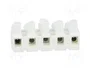 BM GROUP Bloque de bornas desmontable blanco 16A