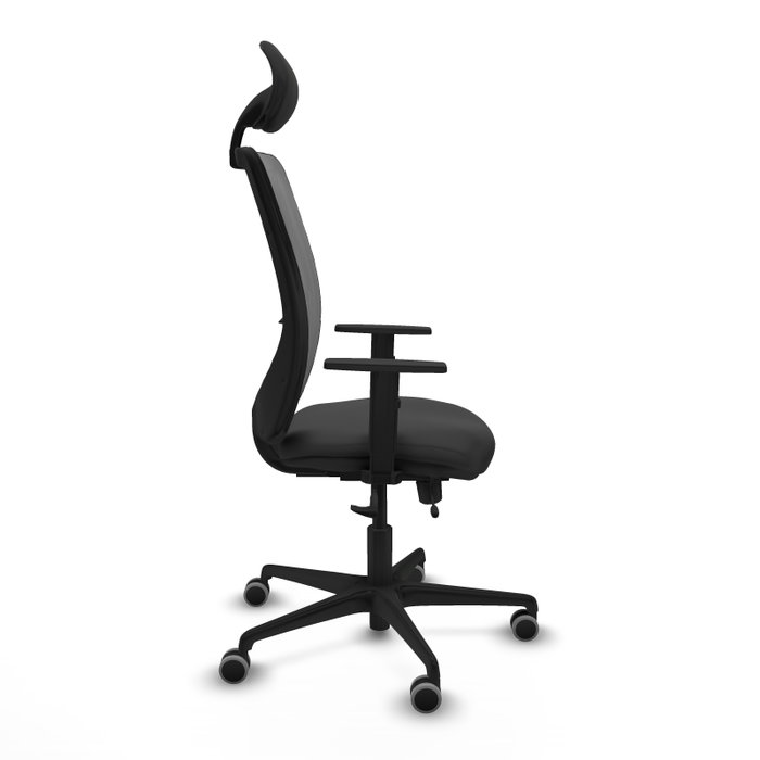 PIQUERAS Y CRESPO Silla de oficina Zulema Gris con mecanismo Sincro/Traslack