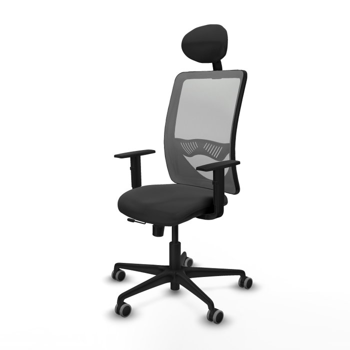 PIQUERAS Y CRESPO Silla de oficina Zulema Gris con mecanismo Sincro/Traslack