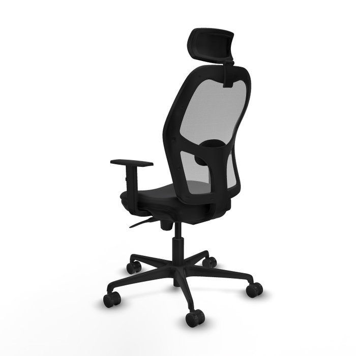 PIQUERAS Y CRESPO Silla de oficina Jorquera con mecanismo Sincro, negro y gris