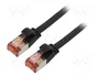 GOOBAY Patch Cord Cat 6 U/FTP 15m Negro