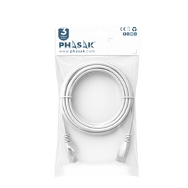 Phasak PHK 1610 Cable de Red Cat. 6 UTP 10m Gris
