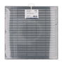 Edm Rejilla ventilación cuadrada con tapones y mosquitera 300x300x7mm ABS gris