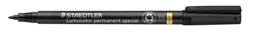 Rotulador Permanente Staedtler 319 Lumocolor (M) Negro (Set de 10) Rotulador Permanente Staedtler 319 Lumocolor (M) Negro (Set de 10)