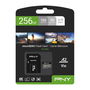 PNY Pro Elite 256 GB MicroSDXC Tarjeta de Memoria UHS-I Clase 10 de Alta Velocidad