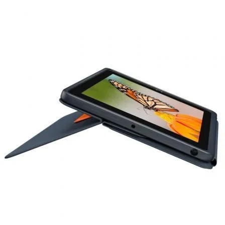 Funda con Teclado Logitech Combo 3 para Tablets Apple Ipad 7ª y 8ª Generación 10.2"/ Azul