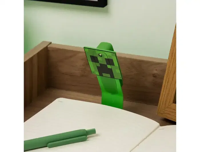 Wondee Lámpara de Lectura Minecraft Creeper LED Oficial para Fans
