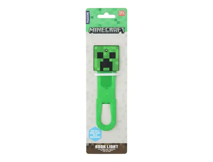 Wondee Lámpara de Lectura Minecraft Creeper LED Oficial para Fans