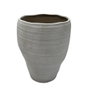 DKD Home Decor Jarrón de Porcelana Blanco 17x17x21 cm