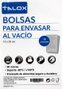 TALOX 100 Bolsas para Envasar al Vacío de 90 µ, 15 cm x 25 cm, Pack de 100 unidades