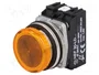 PROMET Lámpara de control NEF30 LED Amarillo 24÷230VDC