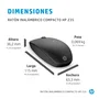 HP Ratón inalámbrico 235 Slim Negro