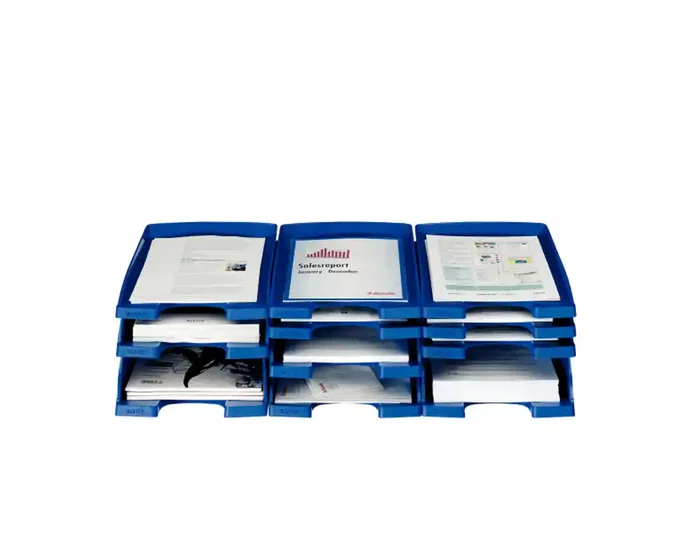 LEITZ Bandeja Jumbo Plus Slim Transparente