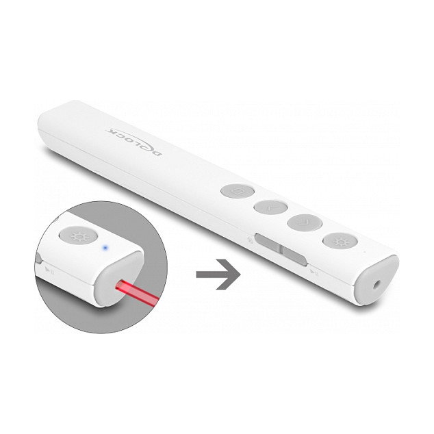 DeLOCK Presentador Láser USB Blanco 64251 DeLOCK Presentador Láser USB Blanco 64251