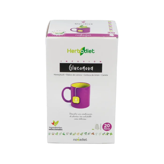 NOVADIET Herbodiet Gluconova 20 bolsitas filtro NOVADIET Herbodiet Gluconova 20 bolsitas filtro