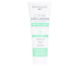 Byphasse Crema Depilatoria con Extracto de Aloe Vera para Piernas, Axilas y Bikini - 125 ml