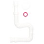 Gifont Tubo flexible 1 pulgada blanco