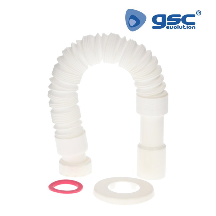Gifont Tubo flexible 1 pulgada blanco