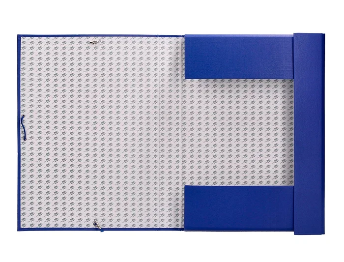 Liderpapel Carpeta Proyectos Folio Lomo 50mm Cartón Forrado Azul 250x350 mm