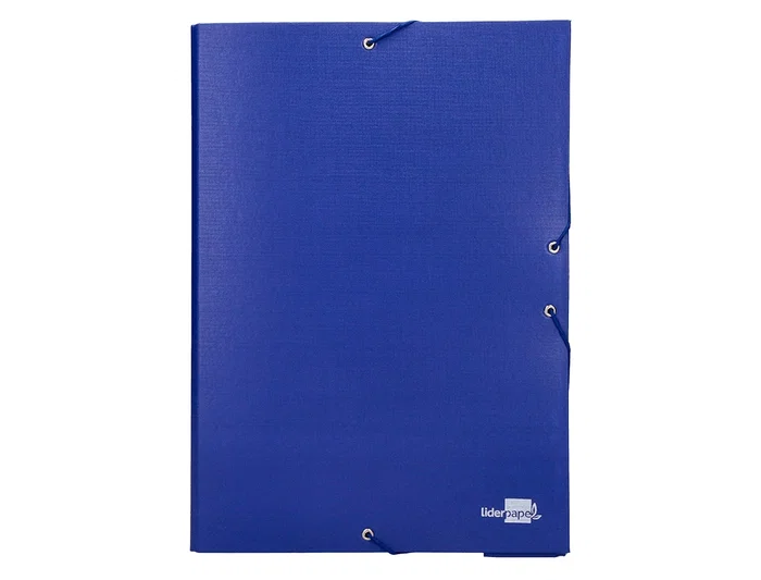 Liderpapel Carpeta Proyectos Folio Lomo 50mm Cartón Forrado Azul 250x350 mm
