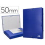 Liderpapel Carpeta de proyectos azul lomo 50mm tamaño folio