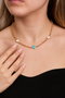 Heliophilia Silver CK9948 Collar de Metal Dorado Ajustable Elegante y Sofisticado para Mujer