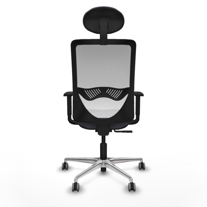 PIQUERAS Y CRESPO Silla de oficina Zulema con mecanismo Sincro, Gris oscuro y Blanco PIQUERAS Y CRESPO Silla de oficina Zulema con mecanismo Sincro, Gris oscuro y Blanco