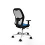 PIQUERAS Y CRESPO Silla de oficina Jorquera Azul claro y Blanco