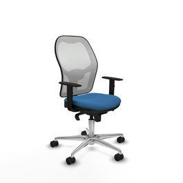PIQUERAS Y CRESPO Silla de oficina Jorquera Azul claro y Blanco