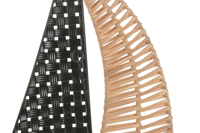 DKD Home Decor Decoración de Pared Metal Veleros Azul y Natural