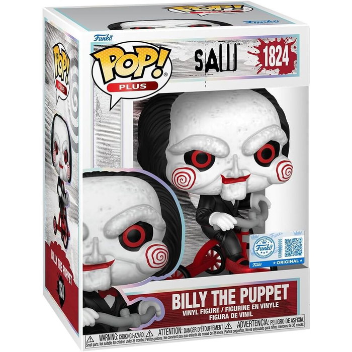 FUNKO Figura POP Saw Billy on Tricycle Exclusive Vinilo Funko POP en Caja Regalo FUNKO Figura POP Saw Billy on Tricycle Exclusive Vinilo Funko POP en Caja Regalo
