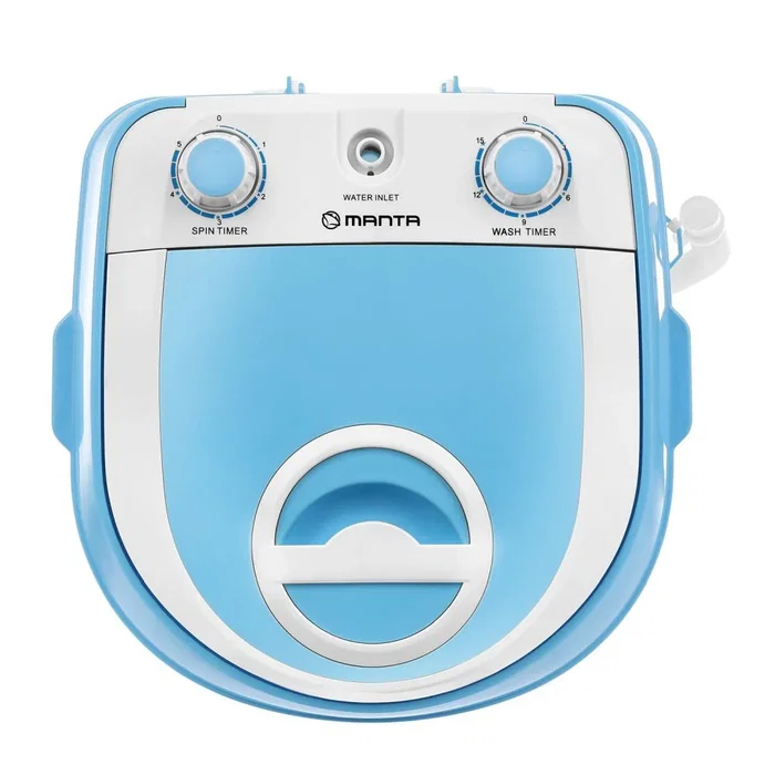 Manta WH128 Lavadora Carga Superior 2,8 kg 330 RPM Color Azul y Blanco
