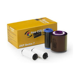 Zebra Cinta de Color YMCKOK para Impresoras de la Serie ZXP 7 - 750 Páginas, Transferencia Térmica en Cyan, Magenta, Amarillo y Negro