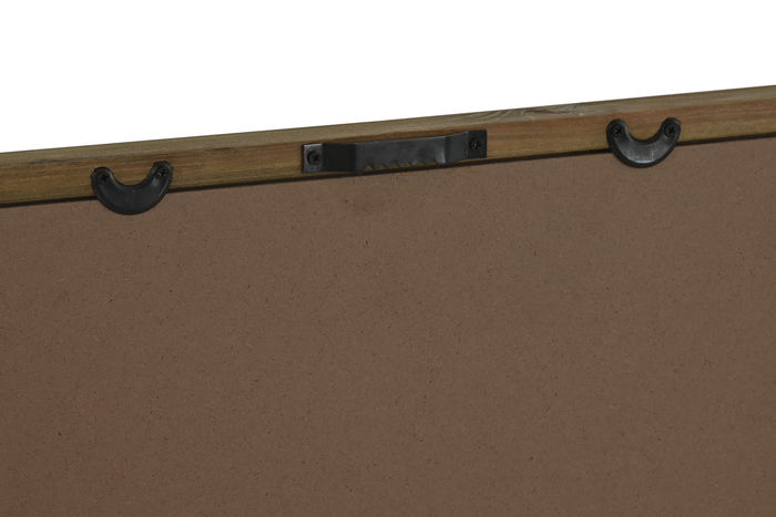 DKD Home Decor Cuadro Decorativo Tropical Natural Blanco Cristal Abeto 3 x 70 x 55 cm