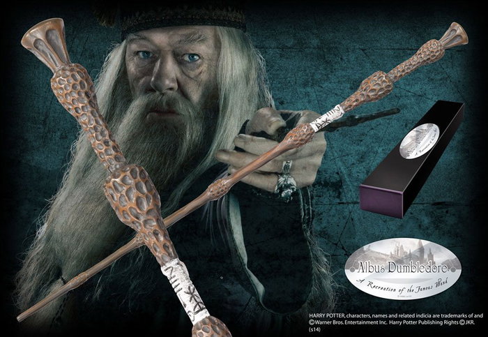 Harry Potter Varita Mágica Albus Dumbledore (edición carácter) Harry Potter Varita Mágica Albus Dumbledore (edición carácter)