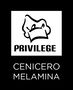 Privilege Cenicero Melamina Hostelería 11 cm Blanco (18 Unidades)