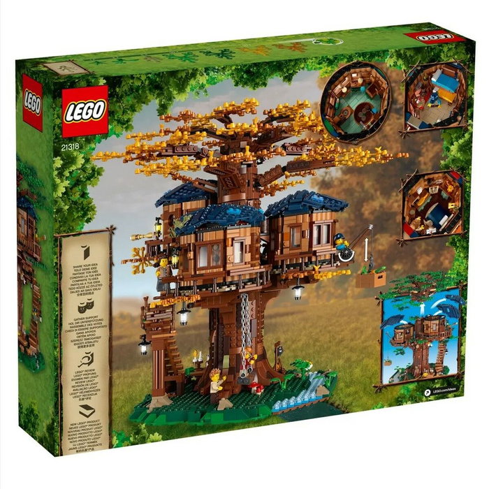 LEGO Ideas Tree House 21318, Juego de Construcción Casa del Árbol de 3036 piezas, +16 Años