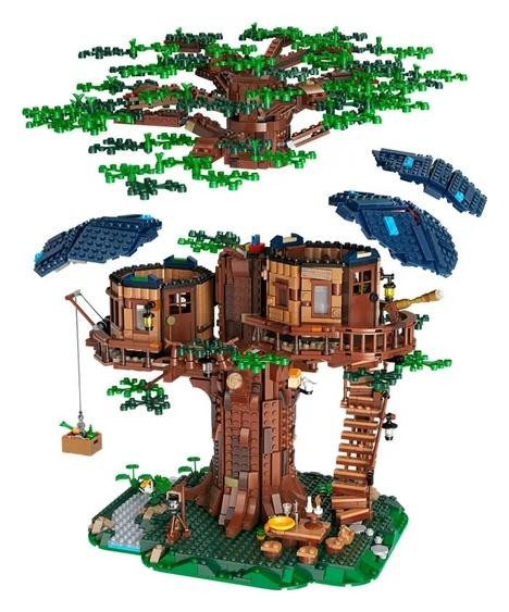 LEGO Ideas Tree House 21318, Juego de Construcción Casa del Árbol de 3036 piezas, +16 Años