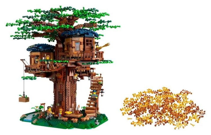 LEGO Ideas Tree House 21318, Juego de Construcción Casa del Árbol de 3036 piezas, +16 Años