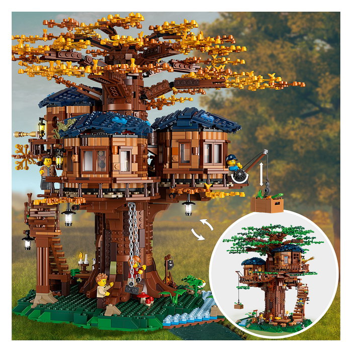 LEGO Ideas - Tree House 21318, Juego de Construcción, 3036 Piezas, Edad 16+